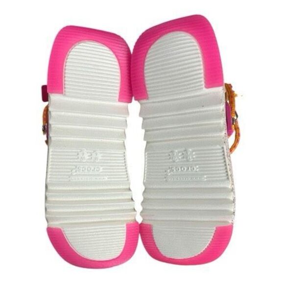 Crocs Hiker Xscape Festival Platform Sandals White Pink Women Size 6 Open Toe - Picture 11 of 14